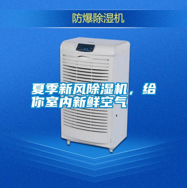 夏季新風除濕機,給你室內(nèi)新鮮空氣