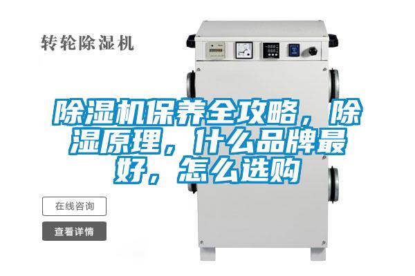 除濕機保養全攻略，除濕原理，什么品牌最好，怎么選購