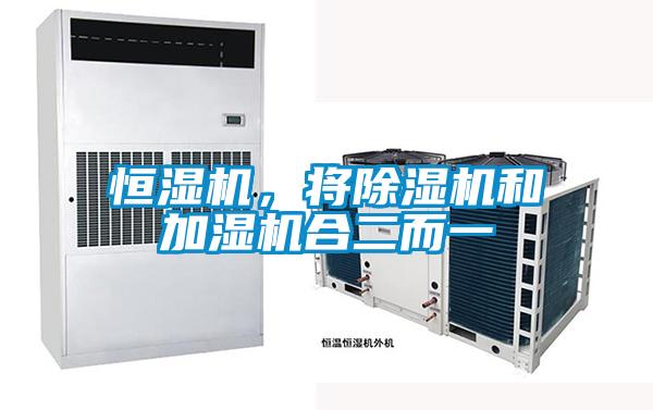 恒濕機,將除濕機和加濕機合二而一