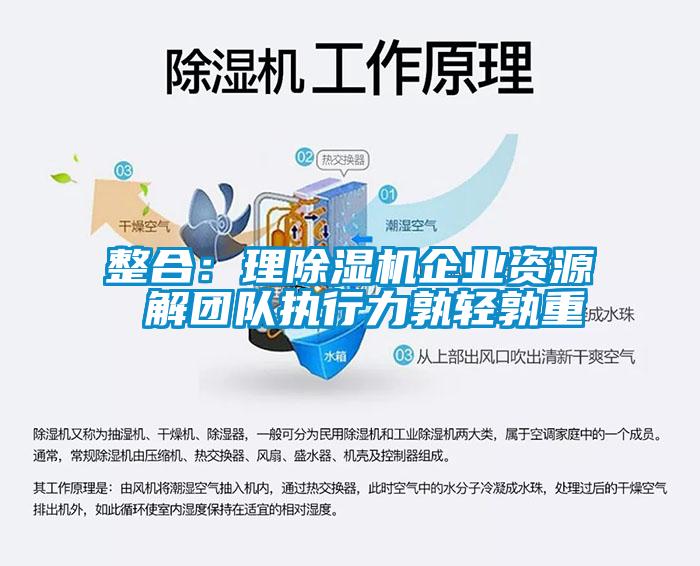 整合:理除濕機企業(yè)資源 解團隊執(zhí)行力孰輕孰重