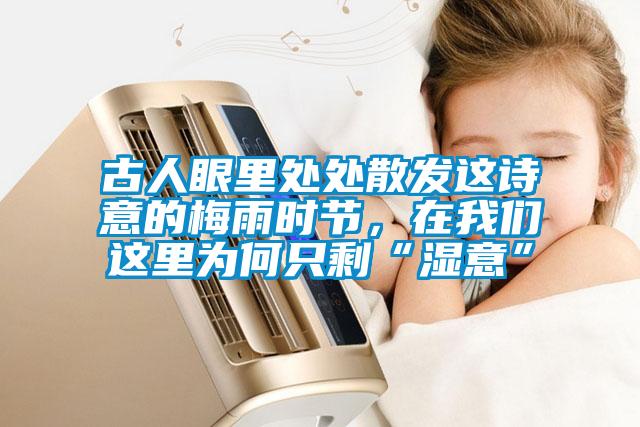 古人眼里處處散發這詩意的梅雨時節,在我們這里為何只剩“濕意”