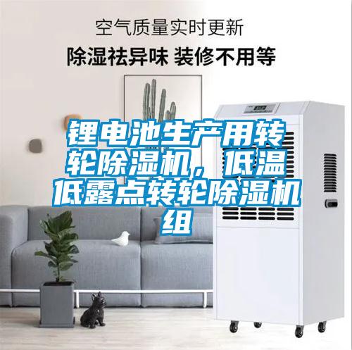 鋰電池生產用轉輪除濕機，低溫低露點轉輪除濕機組