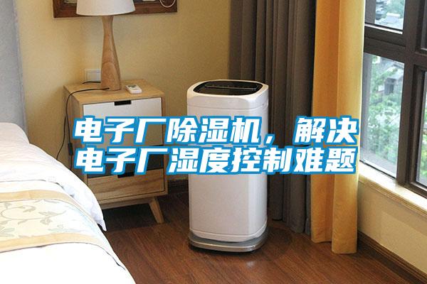 電子廠除濕機,解決電子廠濕度控制難題