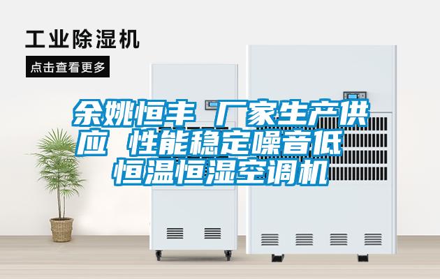 余姚恒豐 廠家生產供應 性能穩定噪音低 恒溫恒濕空調機