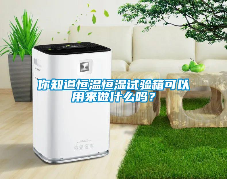 你知道恒溫恒濕試驗(yàn)箱可以用來做什么嗎?