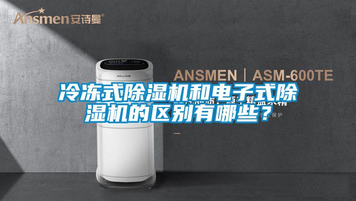 冷凍式除濕機(jī)和電子式除濕機(jī)的區(qū)別有哪些?