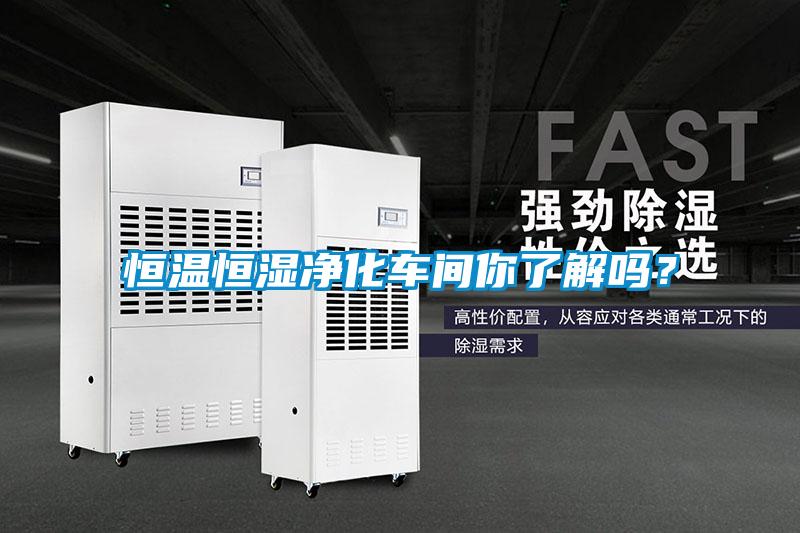 恒溫恒濕凈化車間你了解嗎？