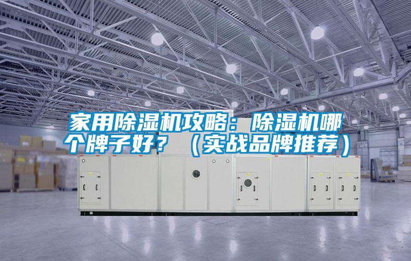 家用除濕機攻略：除濕機哪個牌子好？（實戰品牌推薦）