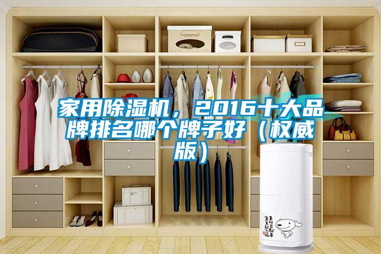 家用除濕機，2016十大品牌排名哪個牌子好（權威版）