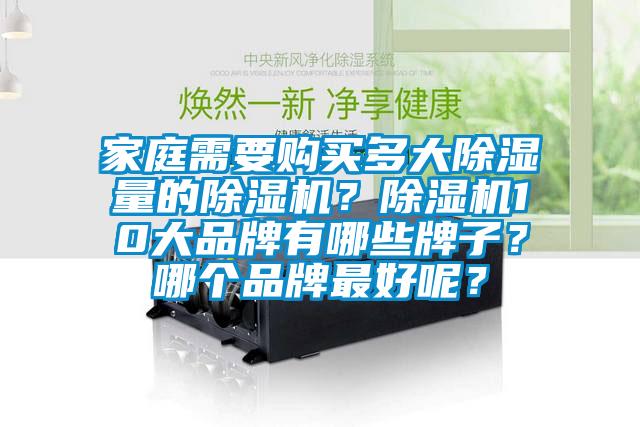 家庭需要購買多大除濕量的除濕機？除濕機10大品牌有哪些牌子？哪個品牌最好呢？