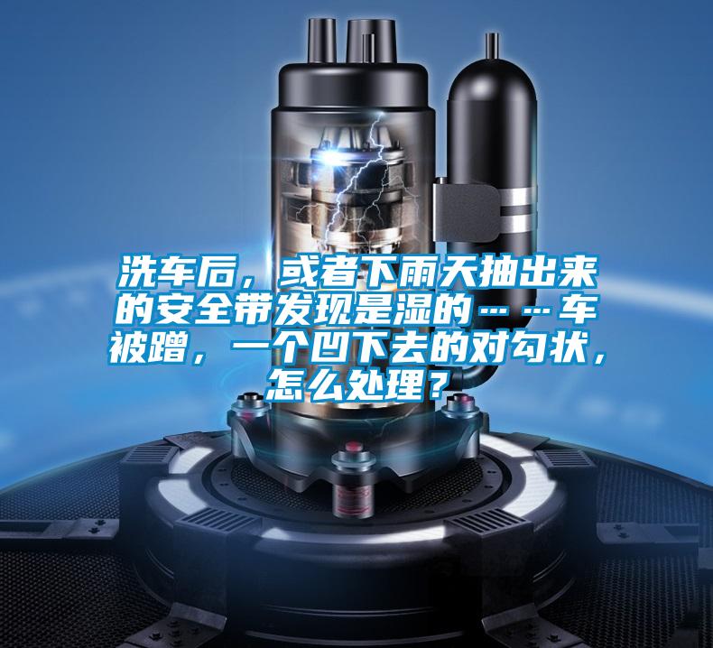洗車后，或者下雨天抽出來的安全帶發(fā)現(xiàn)是濕的……車被蹭，一個凹下去的對勾狀，怎么處理？
